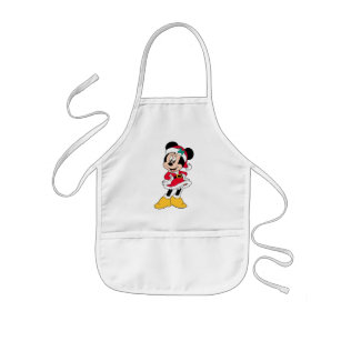 Minnie Mouse   Mrs. Claus Outfit Kids Apron