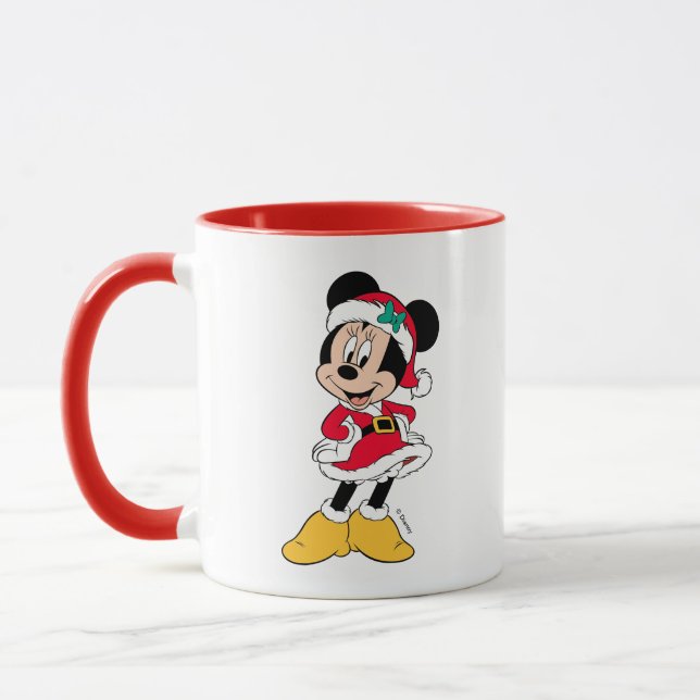 Minnie Mouse | Mrs. Claus Outfit Mug (Left)