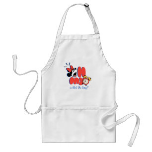 Minnie Mouse Oh My Is That the Time Standard Apron