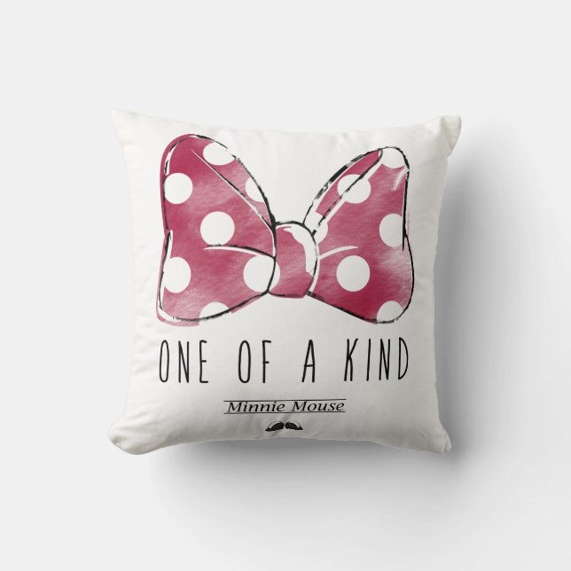 Minnie Mouse | One Of A Kind Throw Pillow (Front)