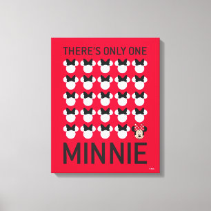 Minnie Mouse   Only One Minnie Canvas Print