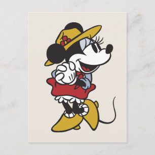 Minnie Mouse   Outdoor Minnie Postcard