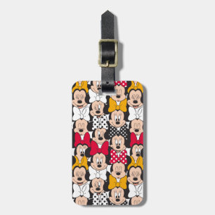 Minnie Mouse   Pattern Luggage Tag