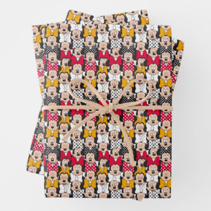 Minnie Mouse   Pattern Wrapping Paper Sheet
