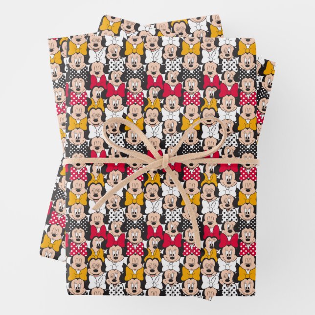 Minnie Mouse | Pattern Wrapping Paper Sheet (In situ)
