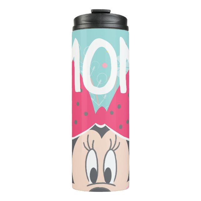 Minnie Mouse Peeking - Happy Mother's Day Thermal Tumbler (Front)