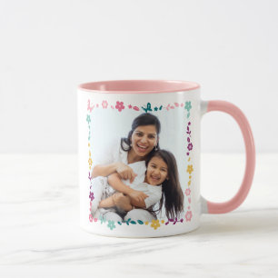 Minnie Mouse Photo personnalisé - Mug Bonne Fête d