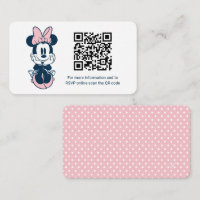 Minnie Mouse Pink & Blue Baby Shower Registry