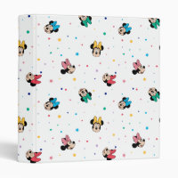 Minnie Mouse Rainbow Bow Pattern