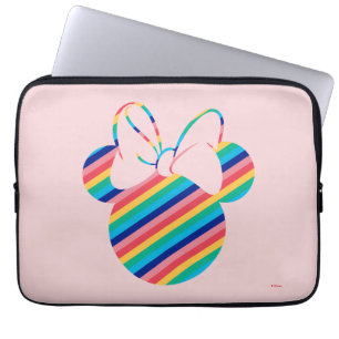 Minnie Mouse Rainbow Icon Laptop Sleeve