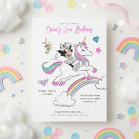 Minnie Mouse | Rainbow Unicorn Girls Birthday