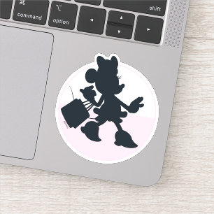 Minnie Mouse Shopping Silhouette