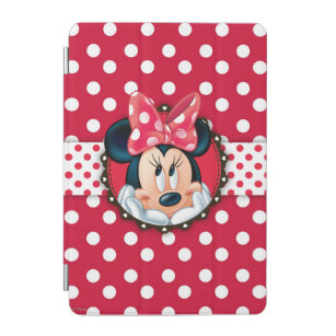 Minnie Mouse   Smiling on Polka Dots iPad Mini Cover