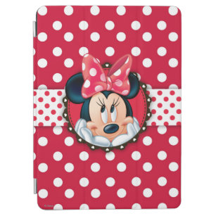 Minnie Mouse   Smiling on Polka Dots iPad Air Cover