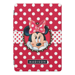 Minnie Mouse   Smiling on Polka Dots iPad Pro Cover