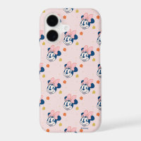 Minnie Mouse souriante motif floral