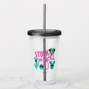 Minnie Mouse   Stuck on You Acrylic Tumbler