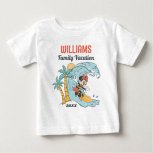 Minnie Mouse   Summer Beach Family Vacation Baby T-Shirt