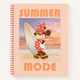Minnie Mouse   Summer Mode Notebook