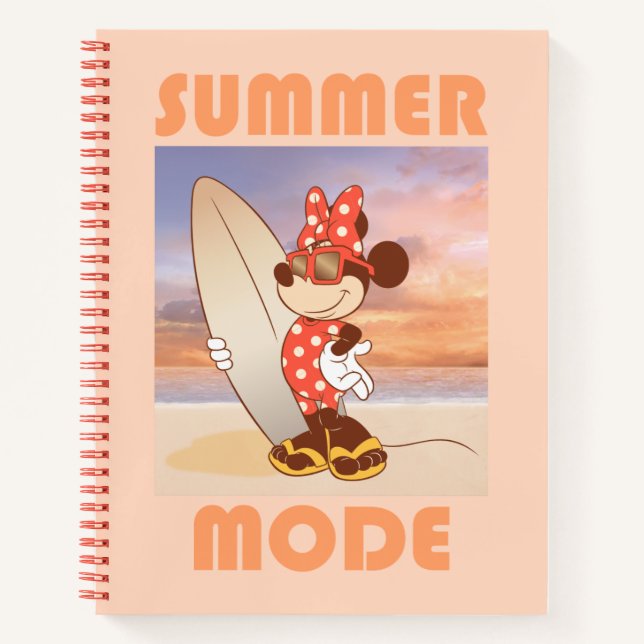 Minnie Mouse | Summer Mode Notebook (Front)