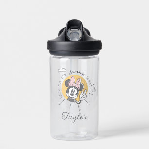 Minnie Mouse   Sunny Side   Add Your Name Water Bottle