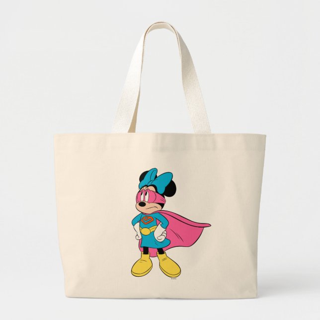 Minnie Mouse | Super Hero in Training Large Tote Bag (Front)