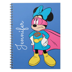 Minnie Mouse   Super Hero in Training Notebook
