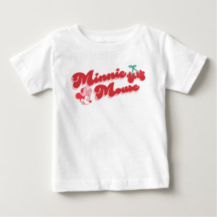 Minnie Mouse Sweet Cherry Script Baby T-Shirt