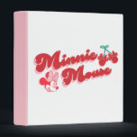 Minnie Mouse Sweet Cherry Script Binder<br><div class="desc">Playful, stylish, and bursting with retro charm, this delightful artwork features Minnie Mouse paired with bold script lettering and adorable cherry accents. The soft highlights and cheerful color palette give the design a fun, vintage-inspired feel that’s both sweet and eye-catching. Perfect for customizable Zazzle products like apparel, tote bags, wall...</div>