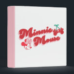 Minnie Mouse Sweet Cherry Script Binder<br><div class="desc">Playful, stylish, and bursting with retro charm, this delightful artwork features Minnie Mouse paired with bold script lettering and adorable cherry accents. The soft highlights and cheerful color palette give the design a fun, vintage-inspired feel that’s both sweet and eye-catching. Perfect for customizable Zazzle products like apparel, tote bags, wall...</div>