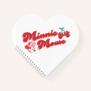Minnie Mouse Sweet Cherry Script Notebook