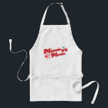 Minnie Mouse Sweet Cherry Script Standard Apron<br><div class="desc">Playful, stylish, and bursting with retro charm, this delightful artwork features Minnie Mouse paired with bold script lettering and adorable cherry accents. The soft highlights and cheerful color palette give the design a fun, vintage-inspired feel that’s both sweet and eye-catching. Perfect for customizable Zazzle products like apparel, tote bags, wall...</div>