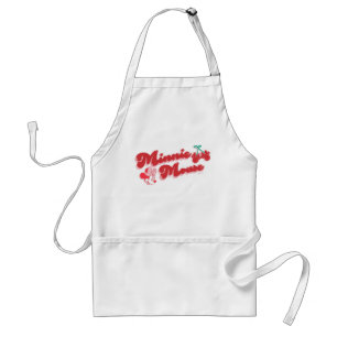 Minnie Mouse Sweet Cherry Script Standard Apron