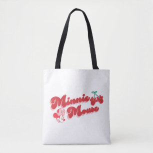 Minnie Mouse Sweet Cherry Script Tote Bag