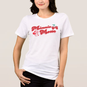 Minnie Mouse Sweet Cherry Script Tri-Blend Shirt