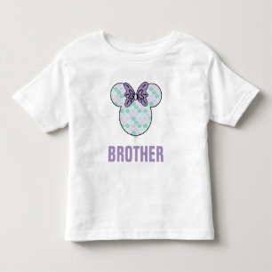Minnie Mouse Teal & Purple Mermaid Birthday Toddler T-shirt