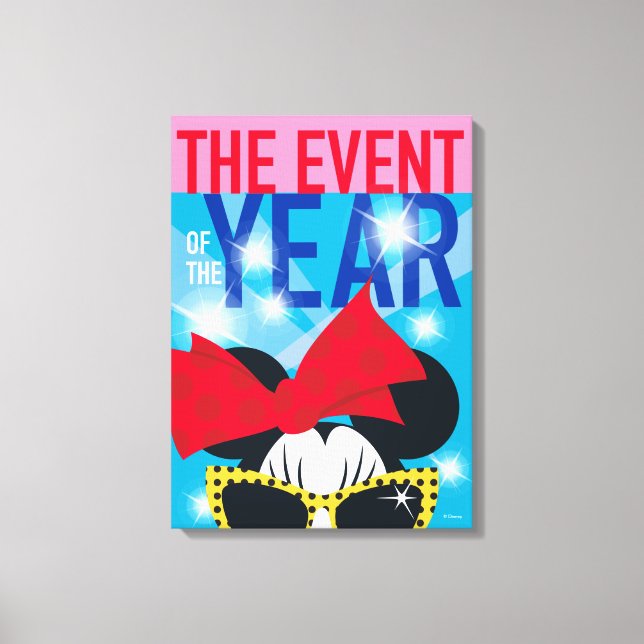 Minnie Mouse | The Event of the Year Canvas Print (Front)