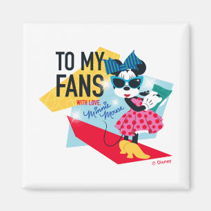 Minnie Mouse   To My Fans With Love Magnet