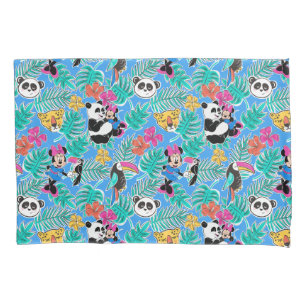 Minnie Mouse   Tropical Summer Pattern Pillowcase