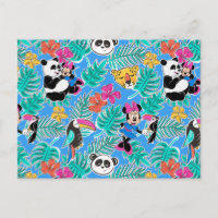 Minnie Mouse | Tropical Summer Pattern