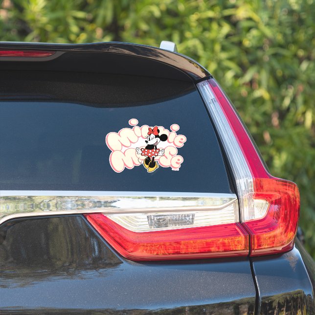 Minnie Mouse Twirl in Polka Dot Style (Car Side)