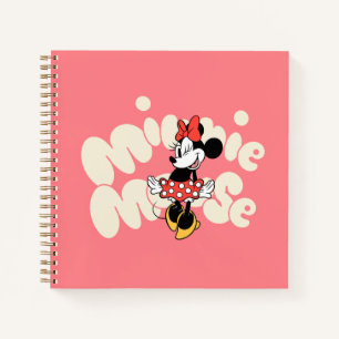 Minnie Mouse Twirl in Polka Dot Style Notebook