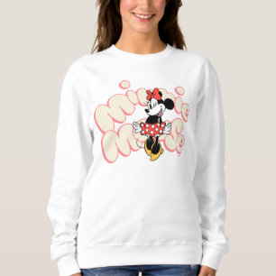 Minnie Mouse Twirl in Polka Dot Style Sweatshirt