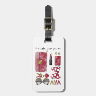 Minnie Mouse #what'sinmypurse Luggage Tag