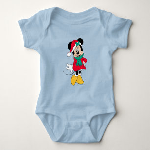 Minnie Mouse   Winter Outfit Baby Bodysuit