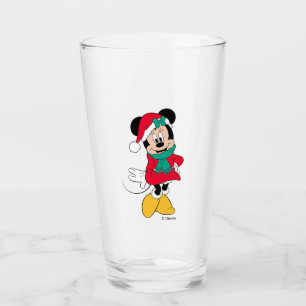 Minnie Mouse   Winter Outfit Glass