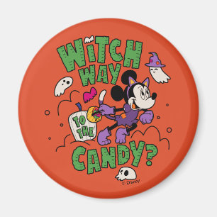 Minnie Mouse - Witch Way to the Candy Magnet