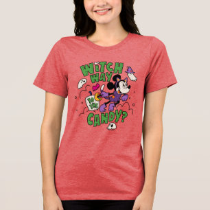 Minnie Mouse - Witch Way to the Candy Tri-Blend Shirt