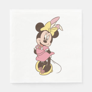 Minnie Mouse with Easter Bunny Ears Napkin