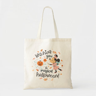 Minnie Mouse's Magical Halloween Greeting Tote Bag